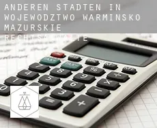Anderen Städten in Wojewodztwo Warminsko-Mazurskie  rechtsanwälte