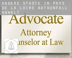 Andere Städte in Pays de la Loire  Autounfall Anwalt