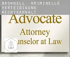 Brownell  kriminelle verteidigung rechtsanwalt