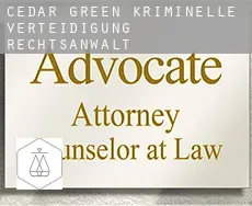 Cedar Green kriminelle verteidigung rechtsanwalt