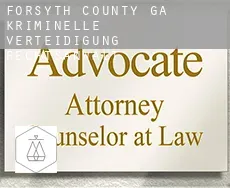 Forsyth County  kriminelle verteidigung rechtsanwalt