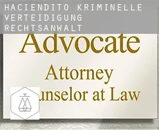 Haciendito  kriminelle verteidigung rechtsanwalt