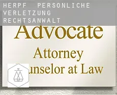Herpf persönliche verletzung rechtsanwalt