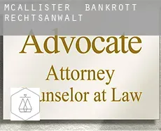 McAllister  bankrott rechtsanwalt