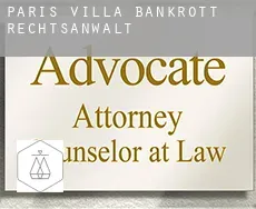Paris Villa  bankrott rechtsanwalt
