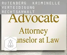 Rutenberg  kriminelle verteidigung rechtsanwalt