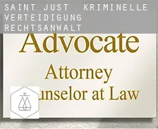 Saint-Just  kriminelle verteidigung rechtsanwalt