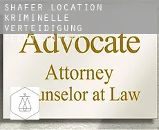 Shafer Location  kriminelle verteidigung rechtsanwalt
