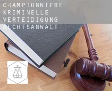 Championnière  kriminelle verteidigung rechtsanwalt