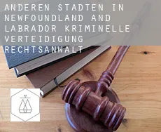 Anderen Städten in Newfoundland and Labrador  kriminelle verteidigung rechtsanwalt