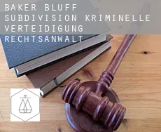 Baker Bluff Subdivision kriminelle verteidigung rechtsanwalt