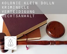 Kolonie Klein Dölln  kriminelle verteidigung rechtsanwalt