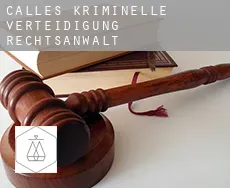 Calles  kriminelle verteidigung rechtsanwalt
