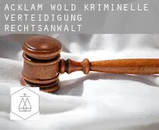 Acklam Wold  kriminelle verteidigung rechtsanwalt