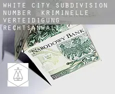 White City Subdivision Number 1 kriminelle verteidigung rechtsanwalt
