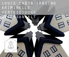 Louis Cabin Landing  kriminelle verteidigung rechtsanwalt