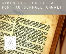 Gimenells i el Pla de la Font  Autounfall Anwalt
