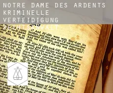 Notre Dame des Ardents  kriminelle verteidigung rechtsanwalt