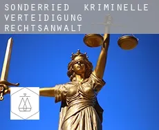 Sonderried kriminelle verteidigung rechtsanwalt