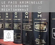 Le Fais  kriminelle verteidigung rechtsanwalt
