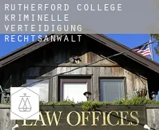 Rutherford College  kriminelle verteidigung rechtsanwalt