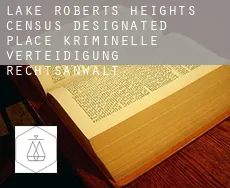 Lake Roberts Heights  kriminelle verteidigung rechtsanwalt