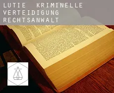 Lutie  kriminelle verteidigung rechtsanwalt