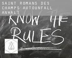 Saint-Romans-des-Champs  Autounfall Anwalt