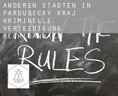 Anderen Städten in Pardubicky kraj  kriminelle verteidigung rechtsanwalt