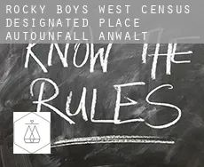 Rocky Boys West Autounfall Anwalt