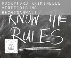 Rockyford  kriminelle verteidigung rechtsanwalt