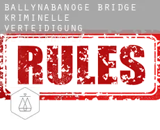 Ballynabanoge Bridge  kriminelle verteidigung rechtsanwalt