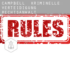 Campbell  kriminelle verteidigung rechtsanwalt