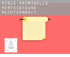 Aigle  kriminelle verteidigung rechtsanwalt