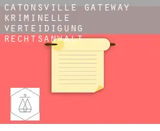 Catonsville Gateway  kriminelle verteidigung rechtsanwalt