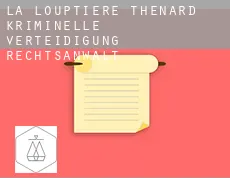 La Louptière-Thénard kriminelle verteidigung rechtsanwalt