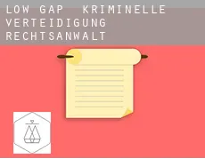 Low Gap  kriminelle verteidigung rechtsanwalt