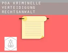 Poá  kriminelle verteidigung rechtsanwalt