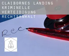 Claibornes Landing  kriminelle verteidigung rechtsanwalt
